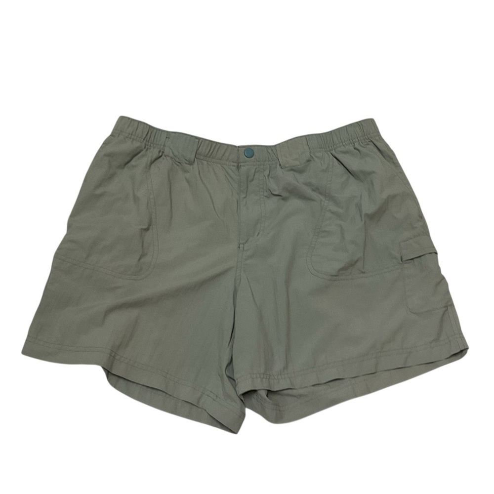 Columbia Women's Size XL  Sandy River Cargo Shorts Nylon Quick Dry Elastic Waist